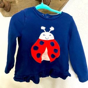 Ladybug Spring Sweater